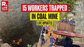 Assam: After Flood Water Fills Up In Coal Mine 15 Workers Trapped, Rescue Operation Underway | Live