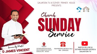 SUNDAY 1ST SERVICE LIVE | 16.02.2025 | MESSAGE BY PASTOR. D JAMES VINCENT | ESTHER PRAYER HOUSE