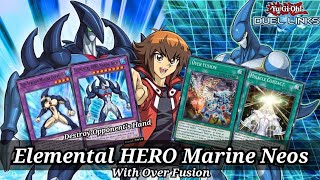 Elemental HERO Marine Neos Deck with Over Fusion! Hand Destroyer! [Yu-Gi-Oh! Duel Links]