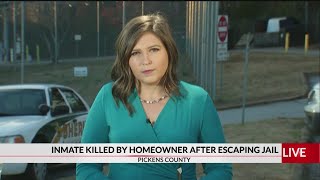 1 inmate killed, 1 captured after escaping Pickens Co. jail