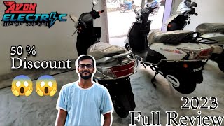 Avon E-Scooty Full Detailed Review | 50 % discount 😱😱 | Ex-showroom Price, Battery, Speed, Service 😱