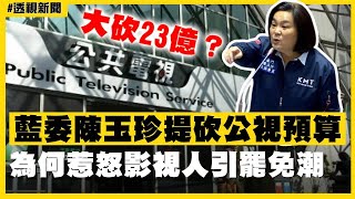 透視新聞／大砍23億？藍委陳玉珍提砍公視預算　為何惹怒影視人引罷免潮－民視新聞