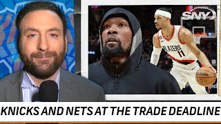 NBA Insider Ian Begley breaks down trade deadline for Knicks, Nets | SportsNite | SNY