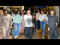 Arjun Kapoor Karishma Kapoor Arhaan Khan Seema Khan Kunal Rawal At Malaik Arora Dad House in Bandra