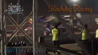 Luca Cox - Jamie O'Neill Sprintcar Crash 9/11/13