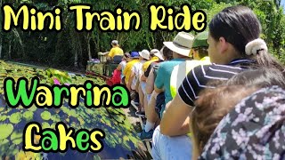 Mini Train Ride At Warrina Lakes Botanical Garden ( Warrina Conservation Park ) Innisfail Qld.  AUS