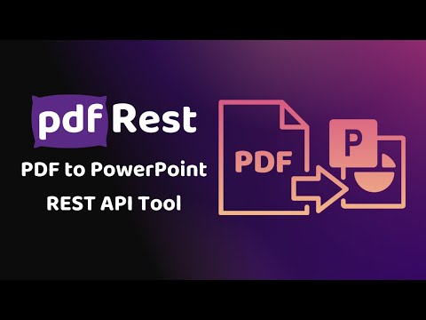 pdfRest PDF a PowerPoint – Herramienta API REST