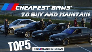 TOP 5 CHEAPEST BMWs' TO BUY AND MAINTAIN