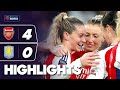 Russo Double Extends Arsenal's Unbeaten Run | Arsenal v Aston Villa Highlights | Barclays WSL 24/25