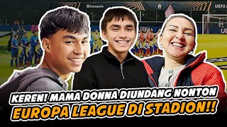 LIO DIEGO AJAK MAMA DONNA NONTON EUROPA LEAGUE LANGSUNG DI STADION BRAGA, PORTUGAL‼️