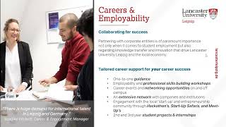 Careers and Engagement at Lancaster University Leipzig