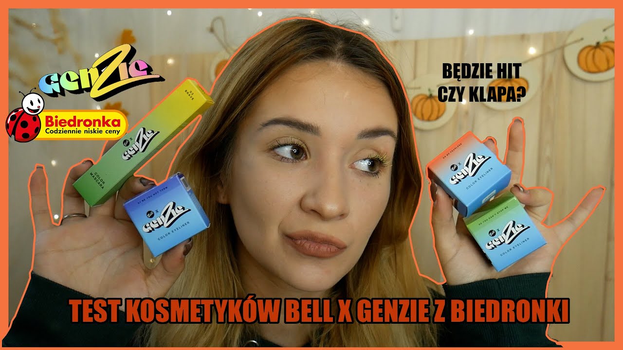 KOLOROWE KOSMETYKI OD GENZIE?! 😱 | TEST KOLEKCJI BELL X GENZIE Z ...