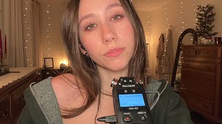 ASMR | fast tascam mouth sounds, mic biting, kisses, and hand movements