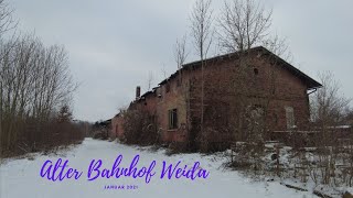 Alter Bahnhof Weida - Lost Place mit der DJI Mavic Air 2 (4K)