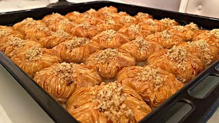 Bakllava me 1 Vezë për 20 min pa Çelje,e lehtë me super shije \u0026 1 Yumurtali süper lezzetli Baklava !