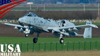 A-10サンダーボルトII 30mmガトリング砲･実弾射撃訓練 (ルーマニア)