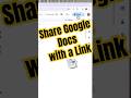 How to Share a Google Doc via a Link