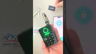 KHÓA MÓC TREO – KHÓA BẤM ĐIỆN TỬ THÔNG MINH 5 TRONG 1