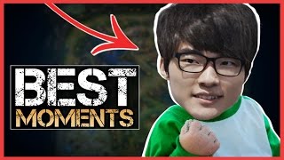 LoL Best Stream Moments #4 - BABY FAKER OUTPLAY