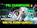 This is How PEL Champions Plays in PEL scrims | WBG General PEL scrims gameplay | WBG General Pubg |