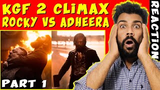 KGF Chapter 2 Climax Fight Scene Reaction | Rocky vs Adheera | Part 1 | Theatre Response