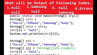 (#6) Java Multiple Choice Interview Questions and Answers