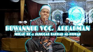 Huwannur vocal Arrahman (sanggar hadrah alhijrah)