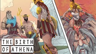 The Birth of Athena: The Incredible Origin of the Goddess of Wisdom - Greek Mythology in Comics