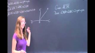 Euclid's Elements Book 1, Proposition 13