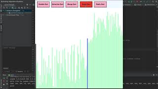 Python Sorting Algorithm Visualizer - Update 2 0 - Quick Sort Added