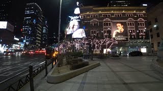 [ 4K ] Korea, Walking From Namdaemun Market To  Myeong dong Station, 남대문시장에서 명동역까지