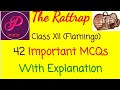 MCQs of The Rattrap class XII English | Flamingo class 12 the rattrap MCQs | MCQs for the rattrap