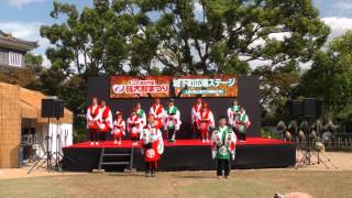 秋の桃太郎祭り2015　表町おきゃく連　4ｋ　岡山城天守閣前