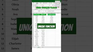Excel Hack: Instantly Filter Unique Values! #exceltips