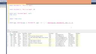 SQL - Lesson 9 - additional string functions (PATINDEX, CHARINDEX, REPLACE, REPLICATE etc.)