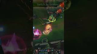 1v3 vs Rekkles [Dealersz Draven] #shorts