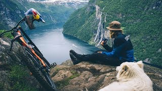 MTB Freerider Makken \u0026 his Dog Charge Geiranger Fjord | The Tourist 2