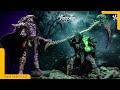 Preview:  17CM action figure - Undead Warlock Baron Salman & Servant Demon Imp - Memory Toys