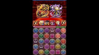 【パズドラ】火と闇の鉄星龍 超地獄級 アメノウズメPT【ノーコン】