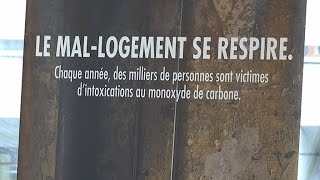 Le mal-logement atteint un niveau inquiétant en France, selon la Fondation Abbé Pierre