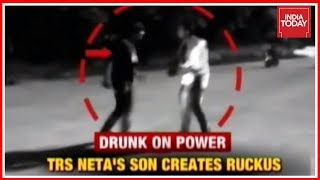 TRS Leader's Son Creates Ruckus At Toll Plaza In Telangana