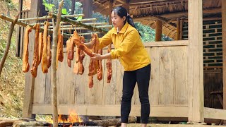 How to make smoked pork and preserve it for a long time | Lý Thị Viện