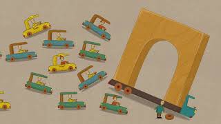 Car Toons a Tow Truck. Car Cartoons