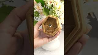 Diamond moss agate ring ❤️💍#trendingshorts #shortvideo #shorts