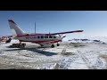 Short field takeoff off 1835' runway by Grant Aviation GA8 Airvan from Kwigilingok, AK
