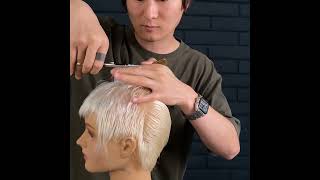 Short haircut technique PART one #texture #movement 短发剪发视频演示 #短髮剪髮視頻演示 @jasoncuttinghair