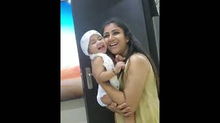 Aila papa cute moments | Sanjeev Karthik & Alya Manasa