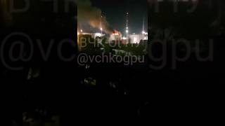 ⚡Атакован Новороссийск. На ж/д станции горит нефтяная установка #белгород #белгородновости