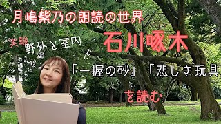 【朗読】石川啄木、「一握の砂」「悲しき玩具」より　「月嶋紫乃の朗読の世界」　【青空文庫】【字幕あり】