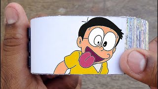Doraemon Cartoon Flipbook #34 | Greedy Nobita Flip Book | Flip Book Artist 2022